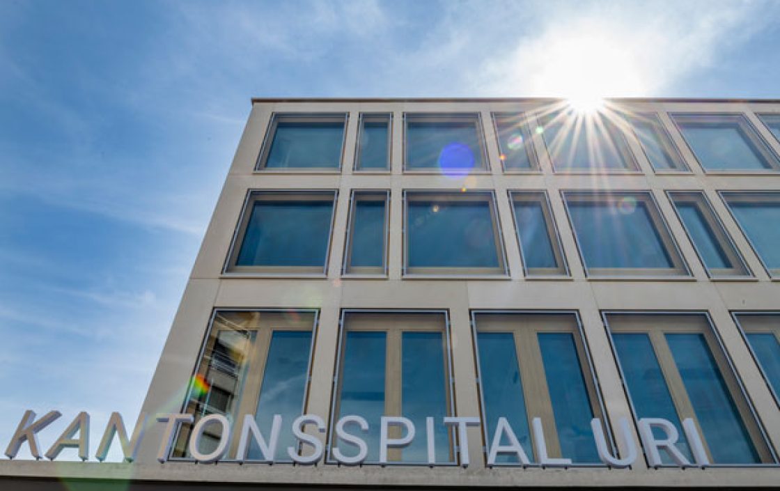 Neubau Kantonsspital Uri, Aussenansicht